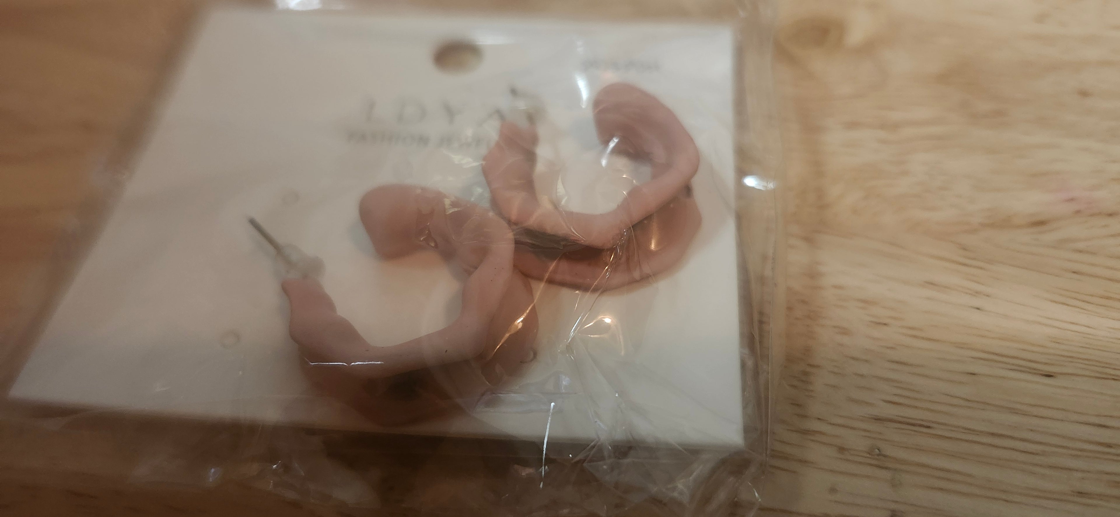 LDYA Pastel Pink Layered Hoop Earrings