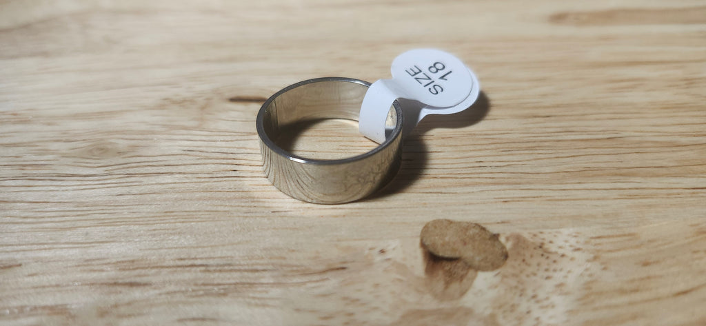 Iron Nebula Stainless Steel Ring Size 18mm
