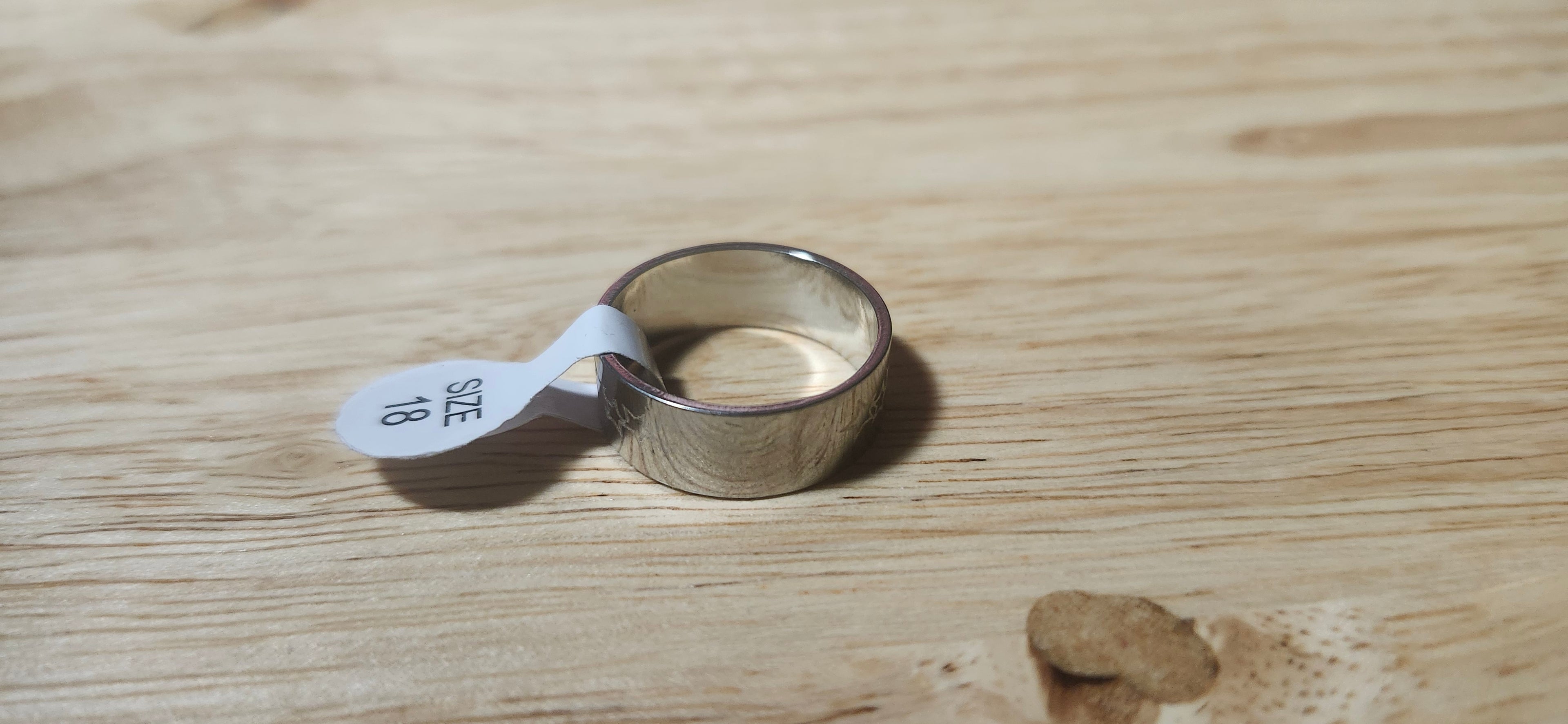 Iron Nebula Stainless Steel Ring Size 18mm