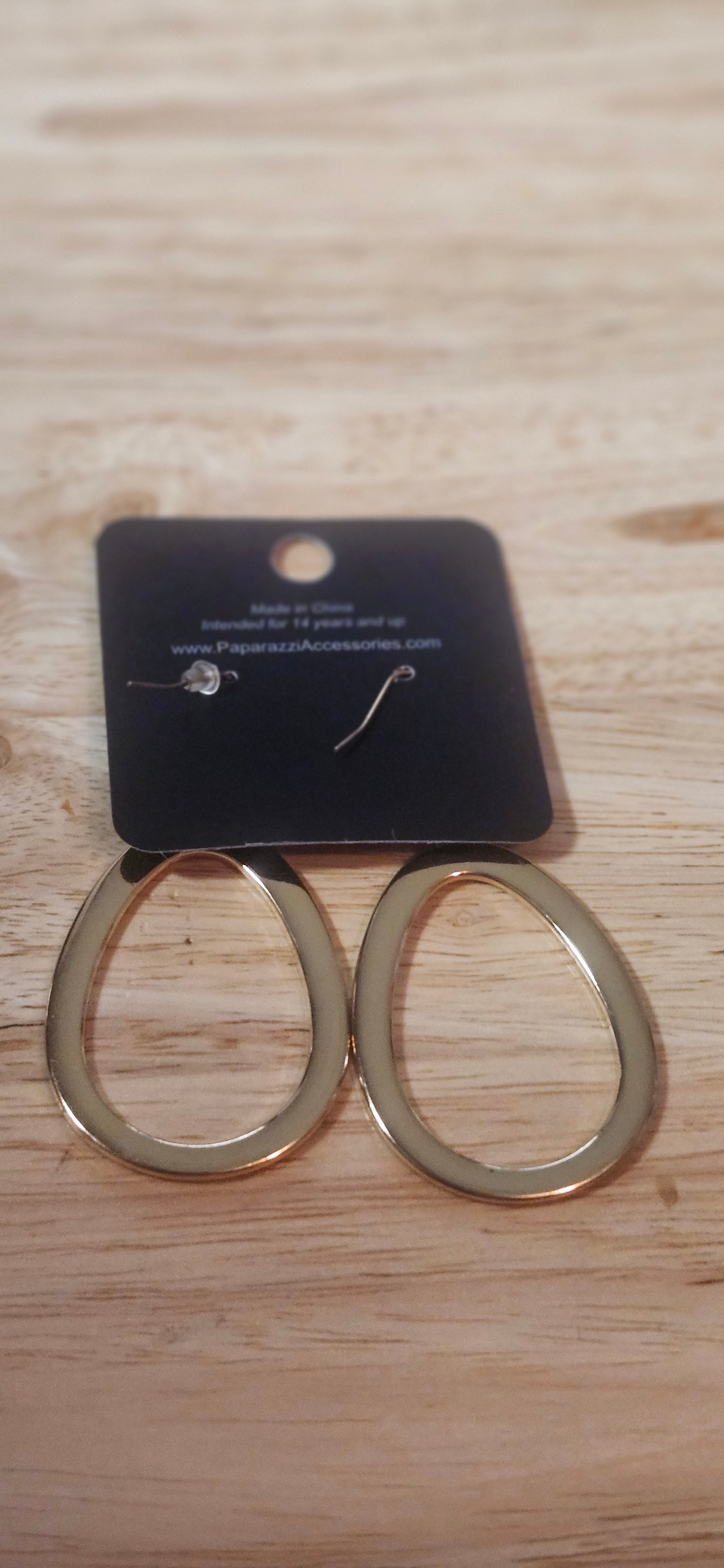 Paparazzi Casual Curves Gold Earrings