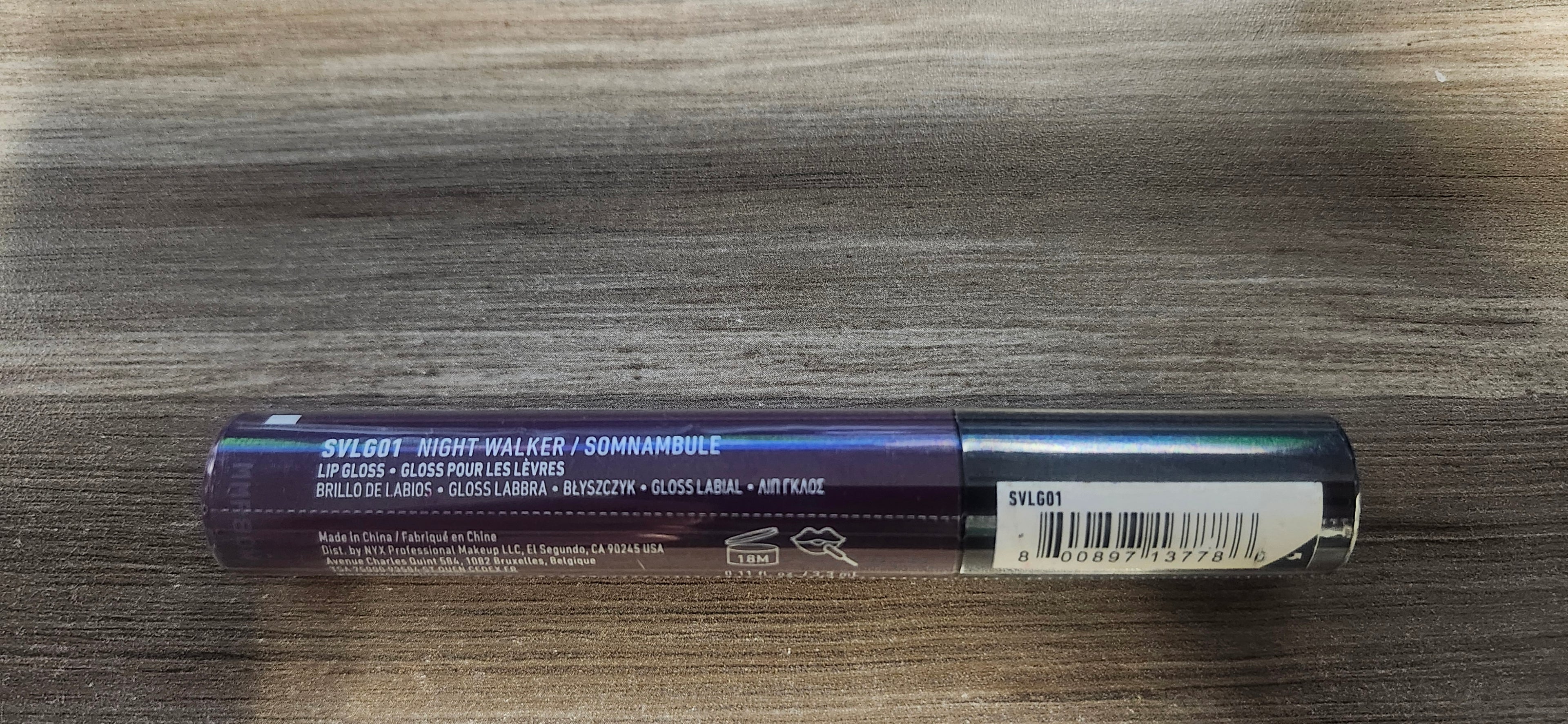 NYK Strictly Vinyl Lip Gloss #SVLG01 Night Walker
