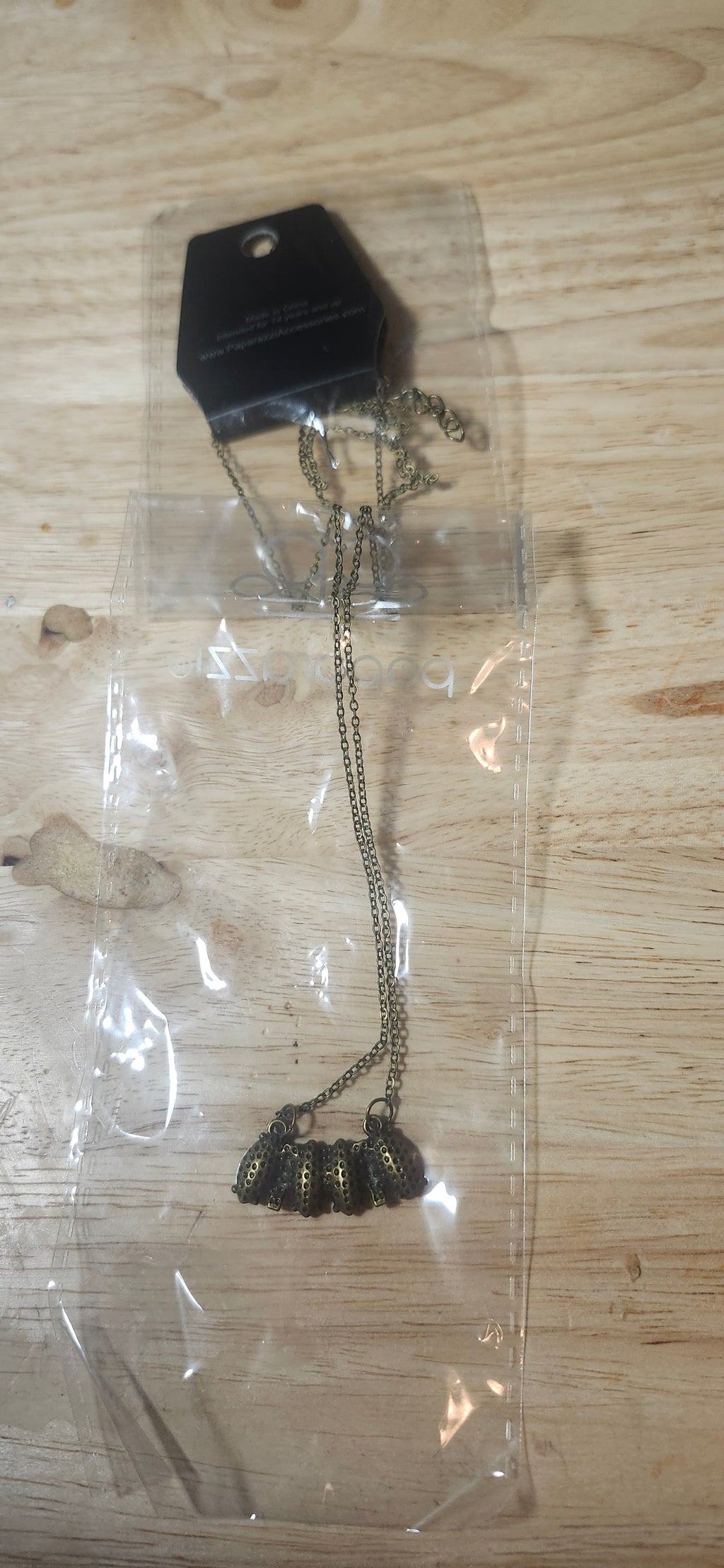 Paparazzi Deco Decadence Necklace-Brass