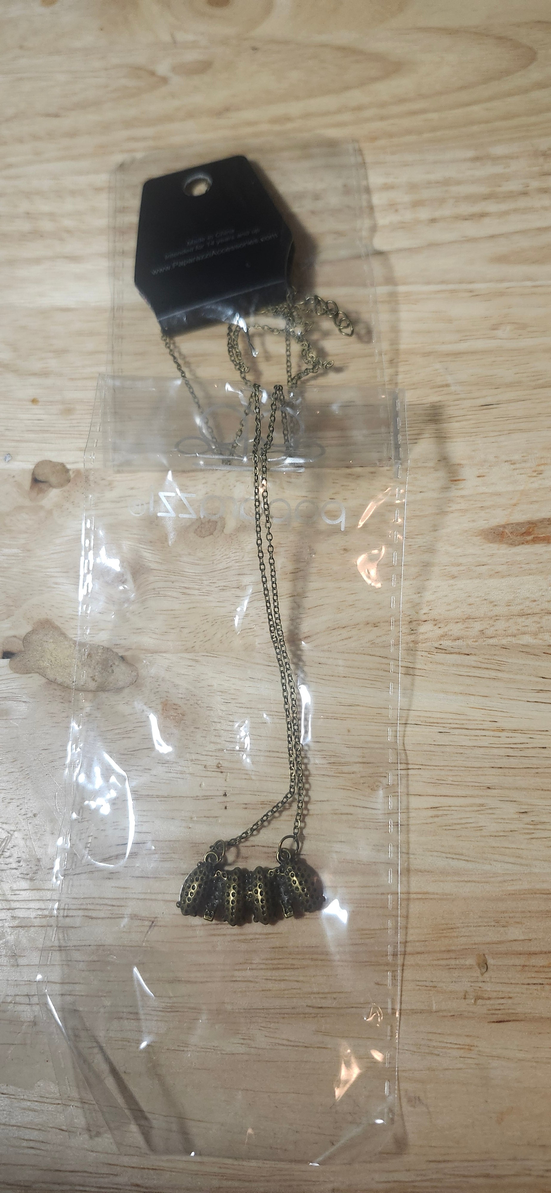 Paparazzi Deco Decadence Necklace-Brass