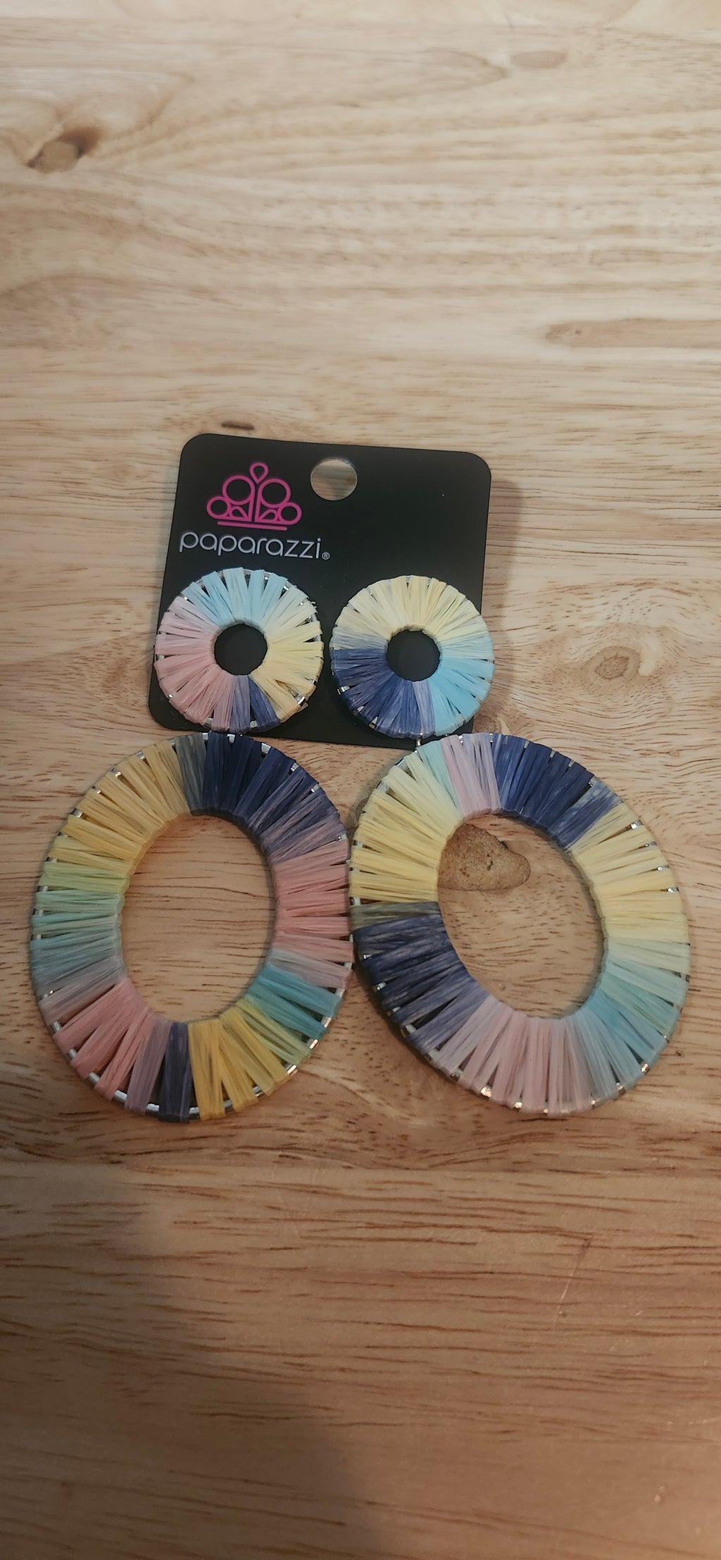Paparazzi Foxy Flamingo Multi Color Earrings