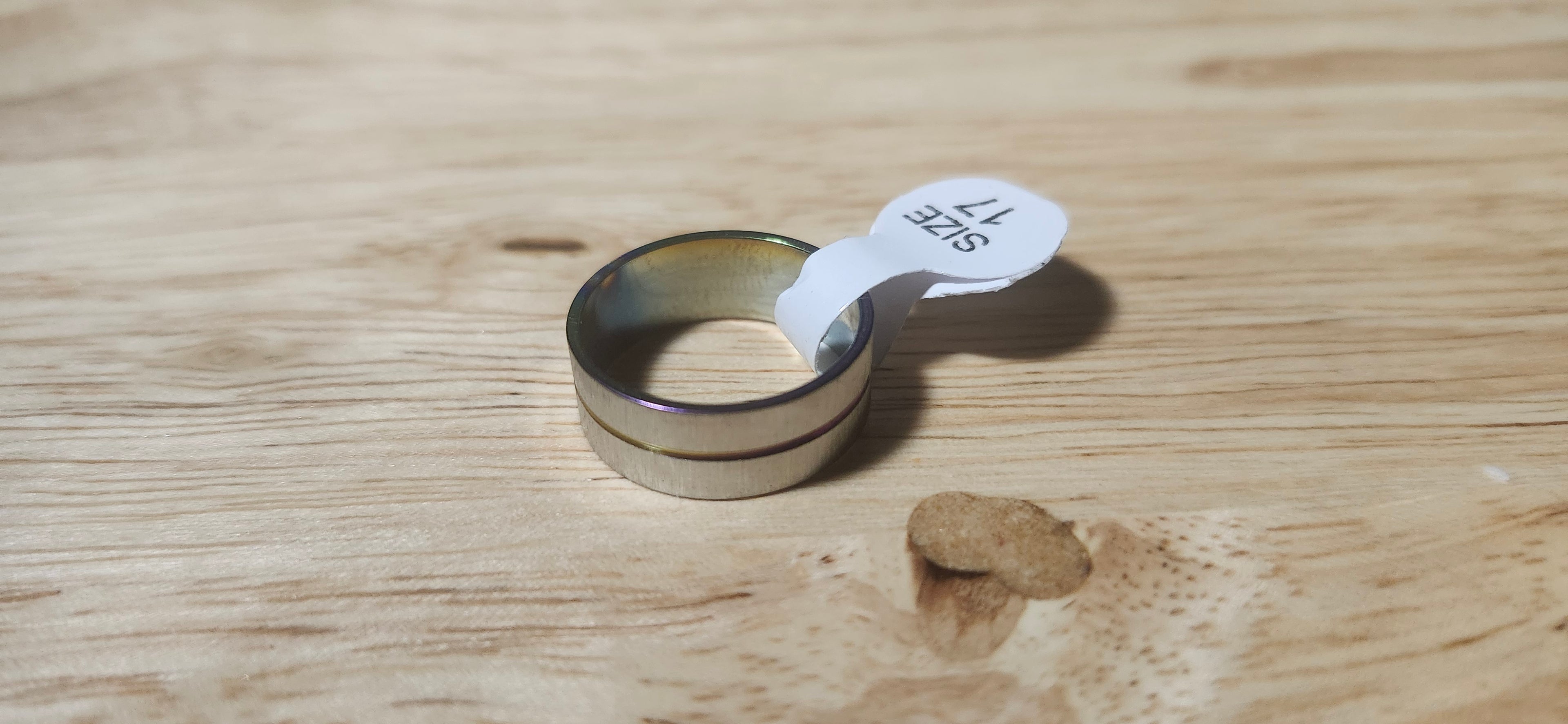 Ironclad Gold Stainless Steel Ring Size 17mm