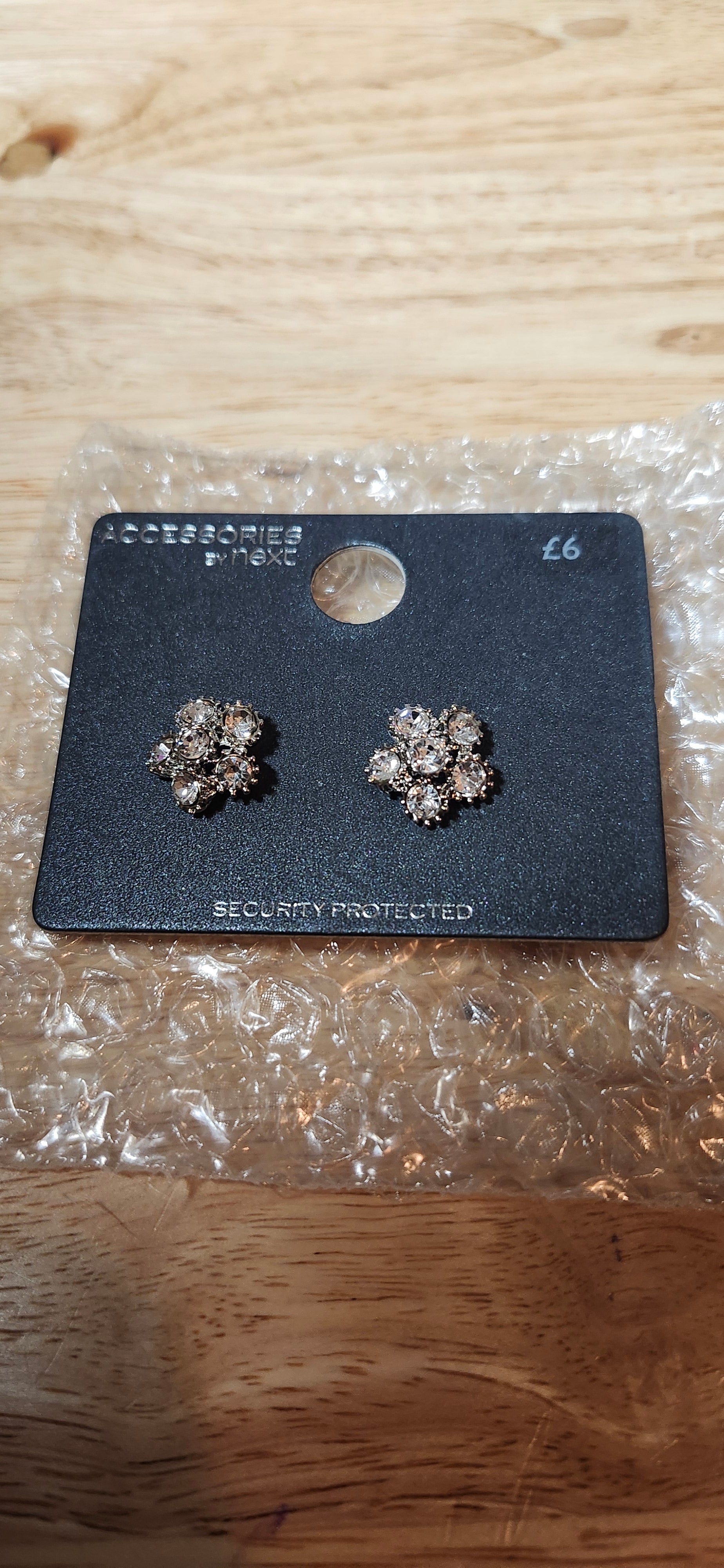 Accessories By Next Silver Jeweled Star Stud Earrings