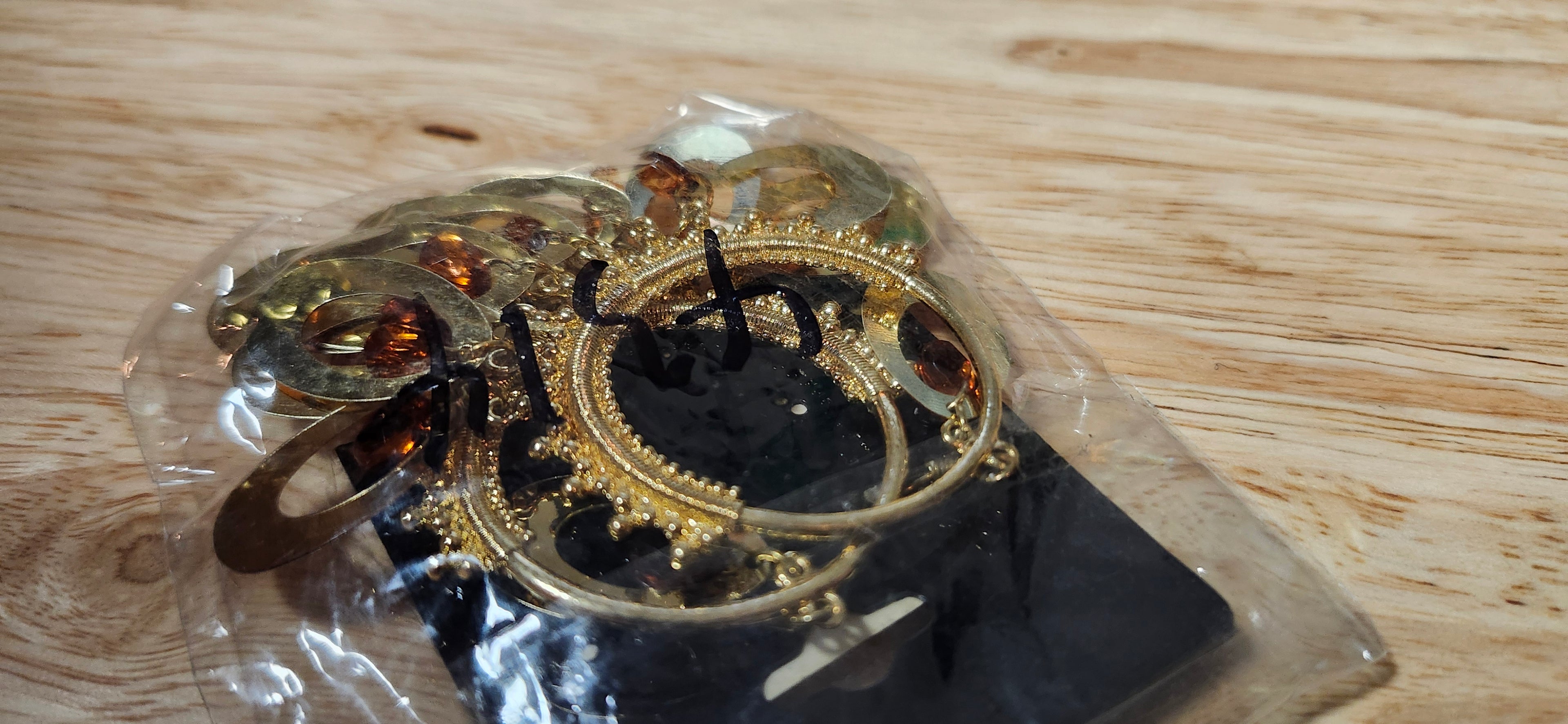 Citi Trends Gold Bohemian Hoop Dangle Earrings