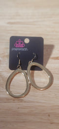 Paparazzi Casual Curves Gold Earrings