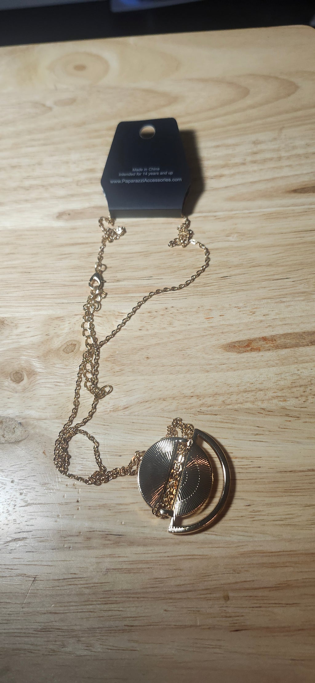 Paparazzi Pink & Gold Necklace W Earrings