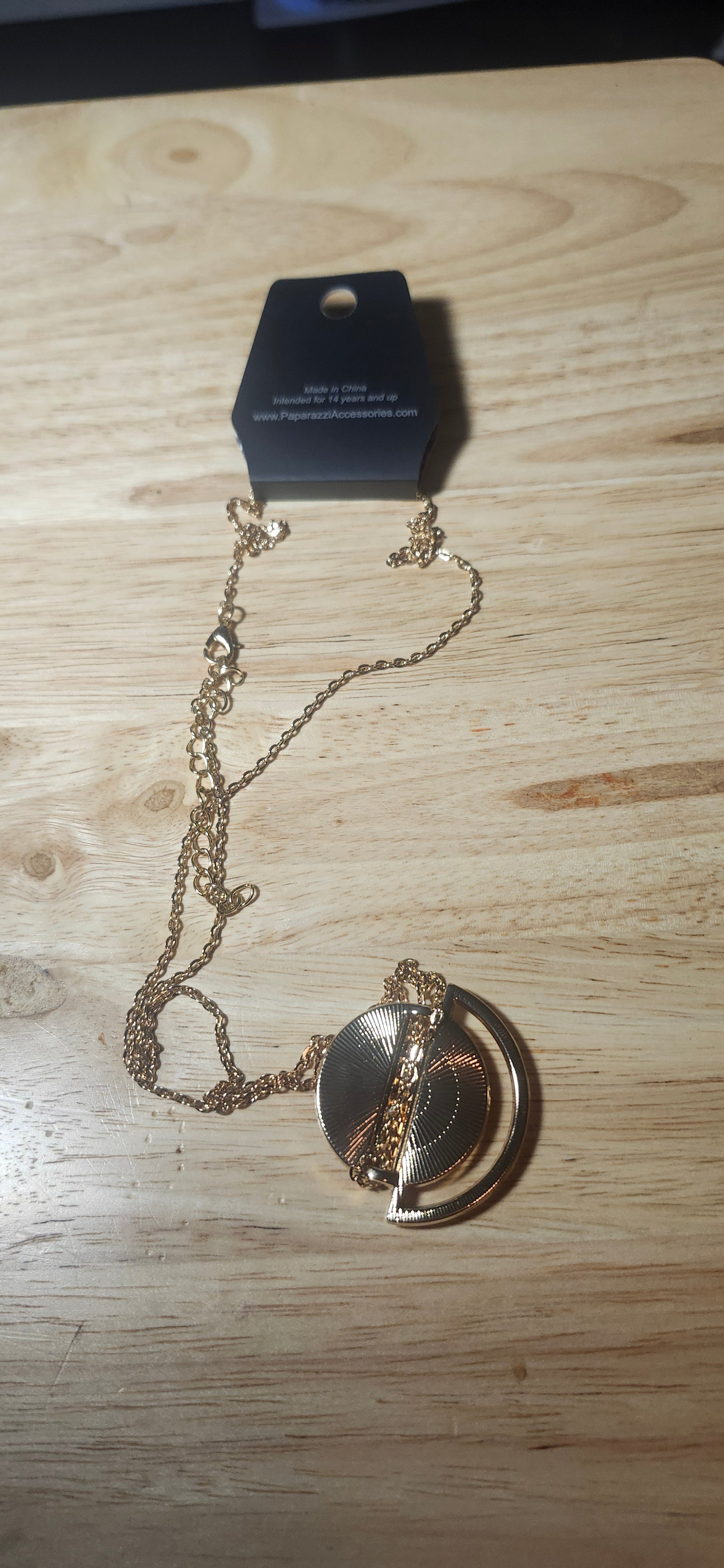 Paparazzi Pink & Gold Necklace W Earrings