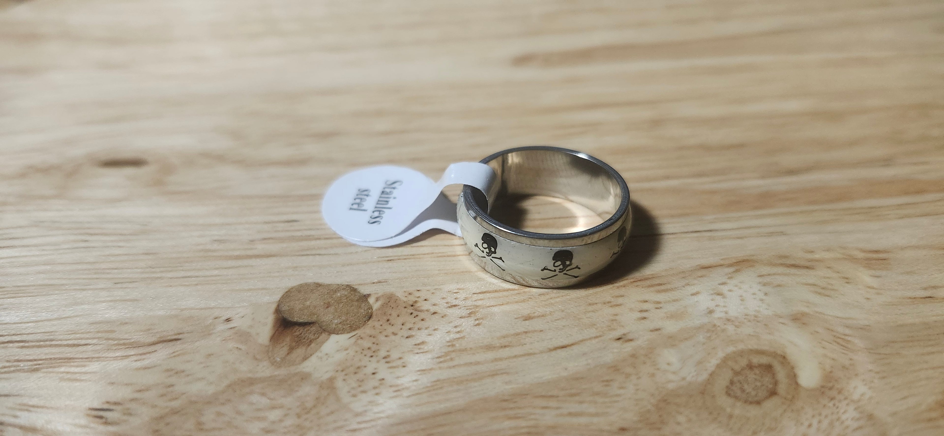 Dead Man’s Orbit Stainless Steel Ring Size 17mm