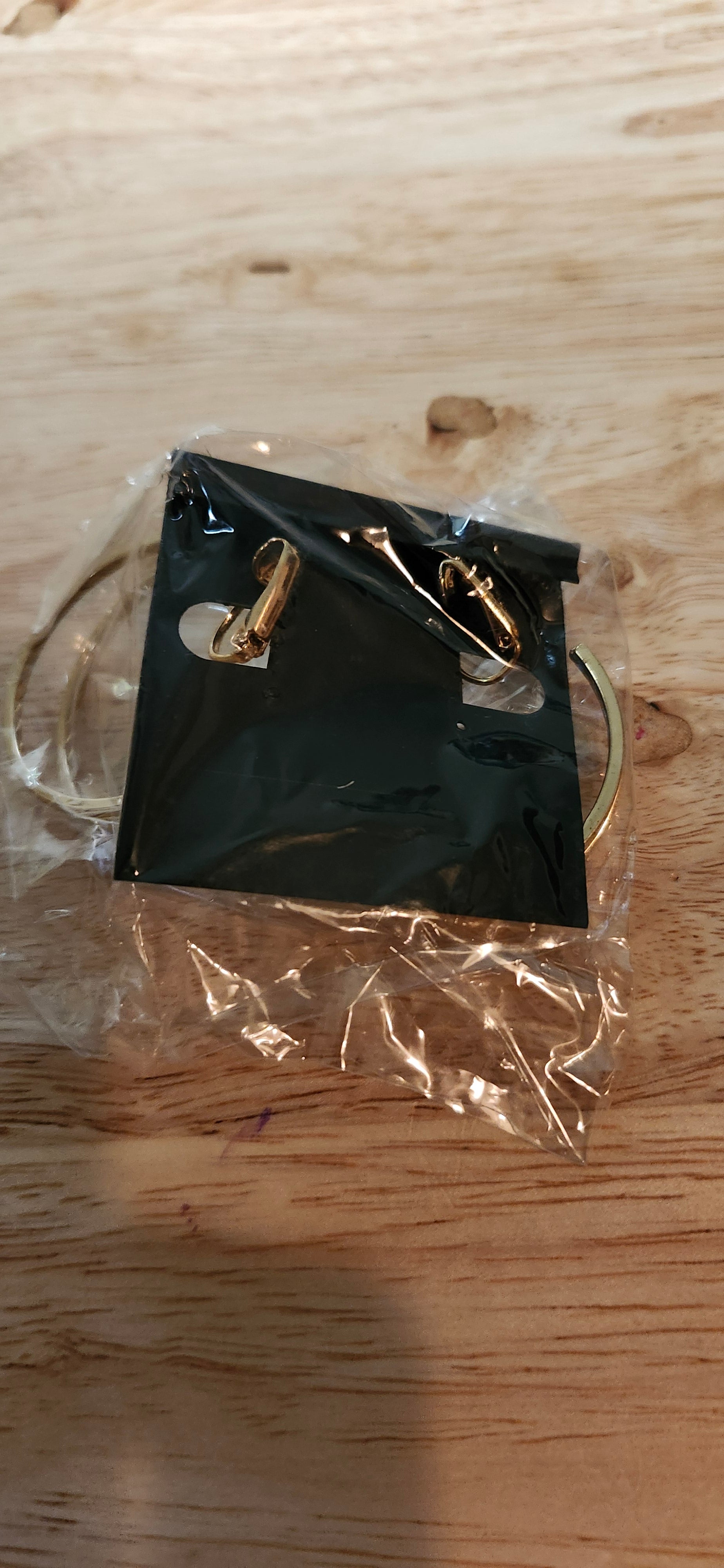 Dress Barn Dual Gold Hoop Earrings