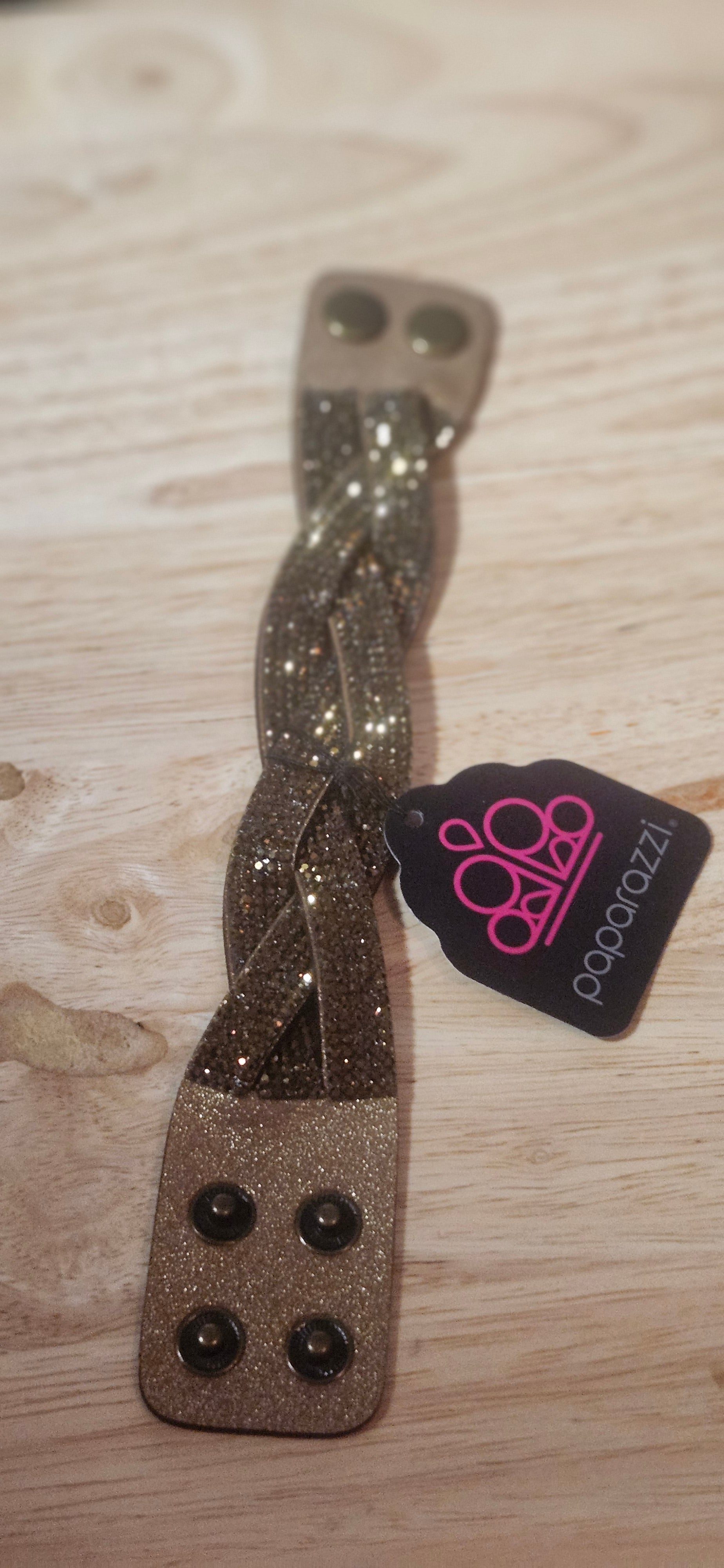 Paparazzi A Wait-and-SEQUIN Attitude Brown Urban Bracelet