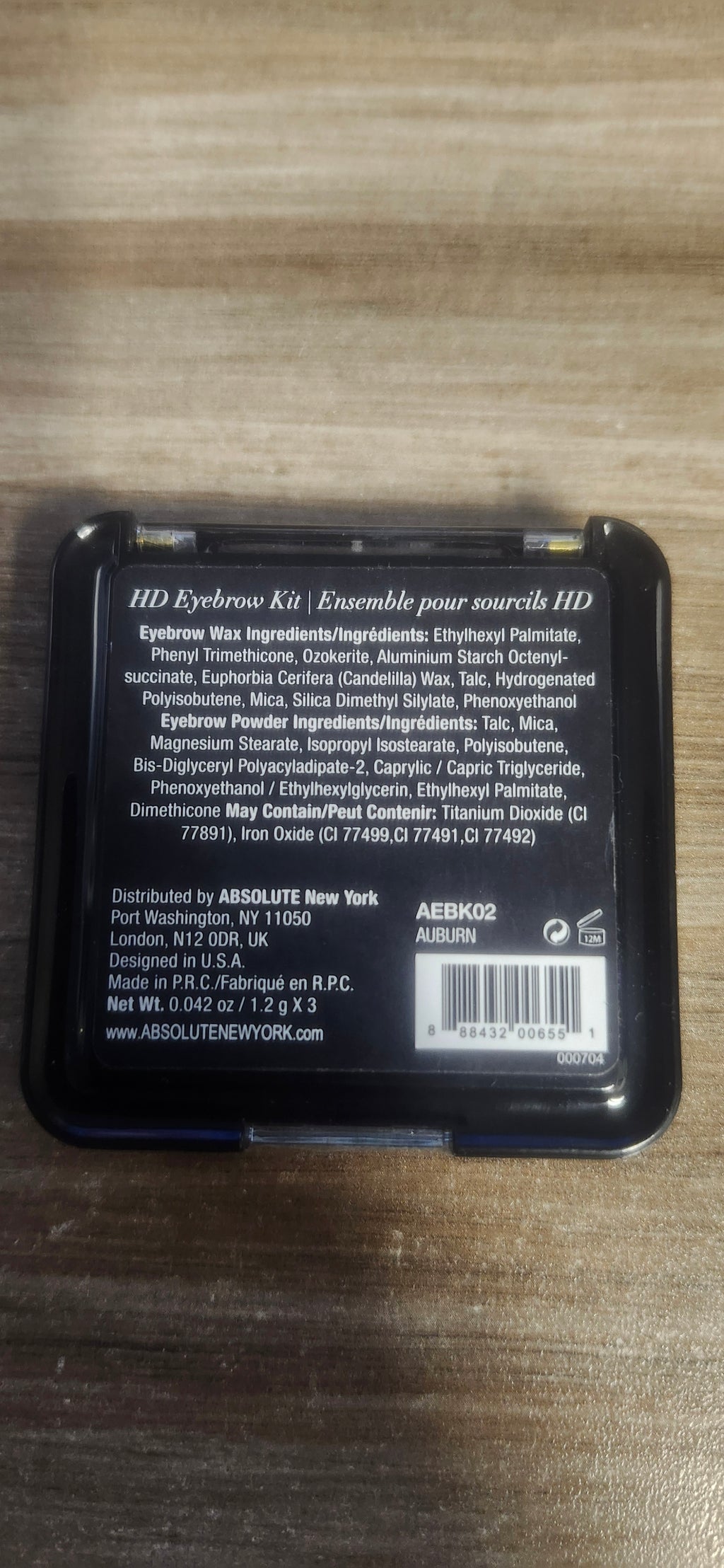 Absolute New York  HD Eyebrow Kit #02