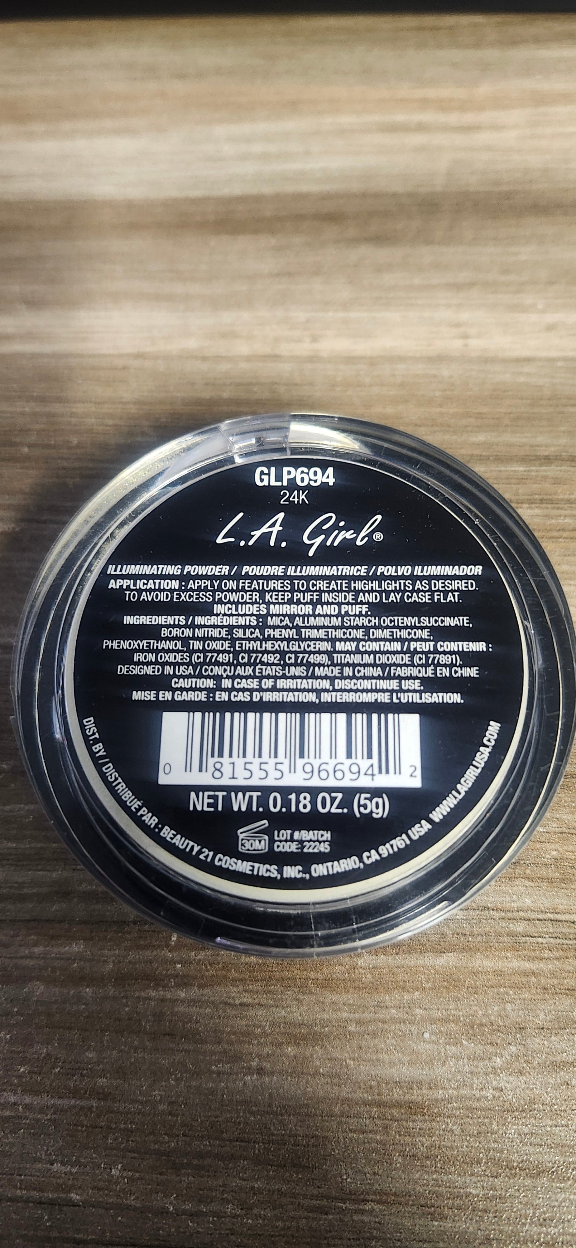 L.A. Girl Luninous Glow illuminating Powder 24K