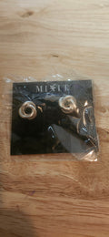 Mixit Silver Overlaying Stud Earrings