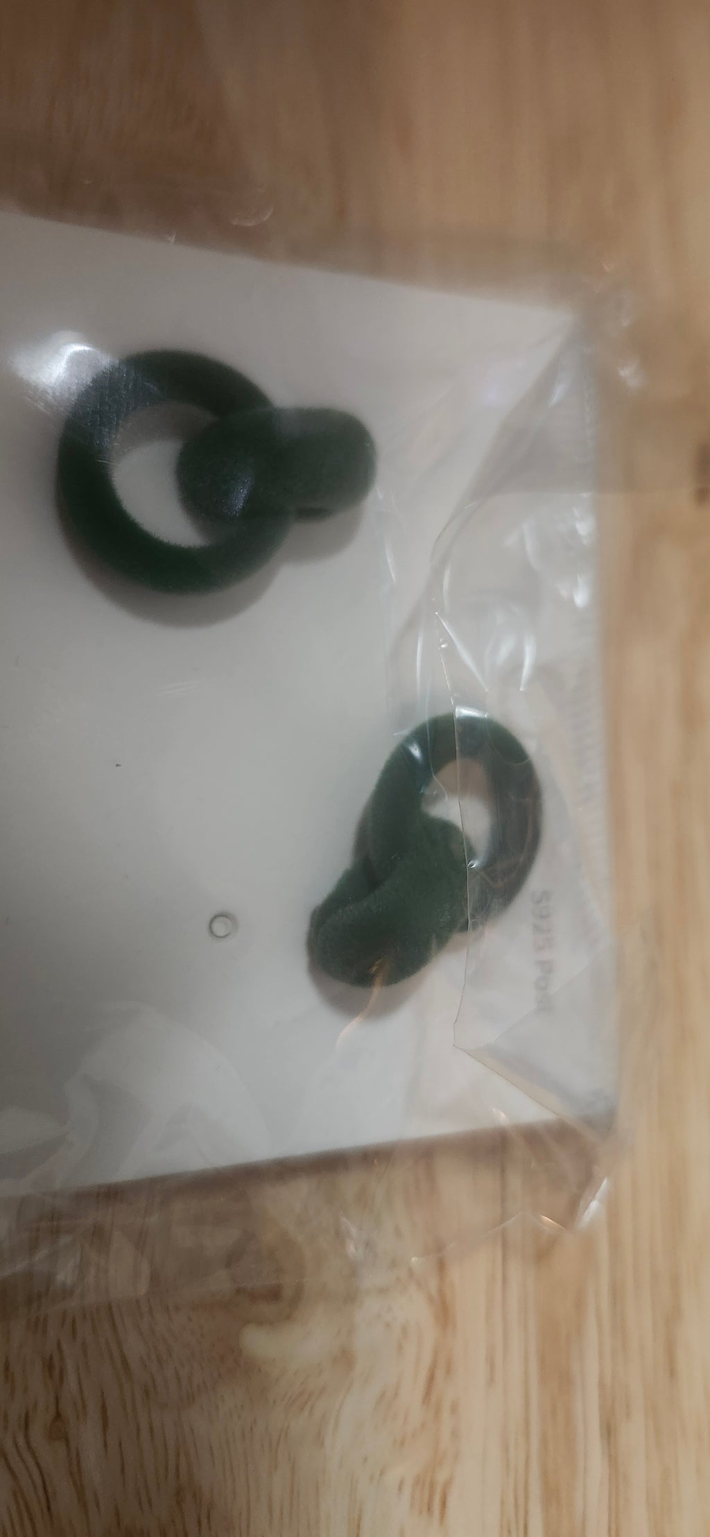 LDYA Green Pastel Double Hoop Earrings