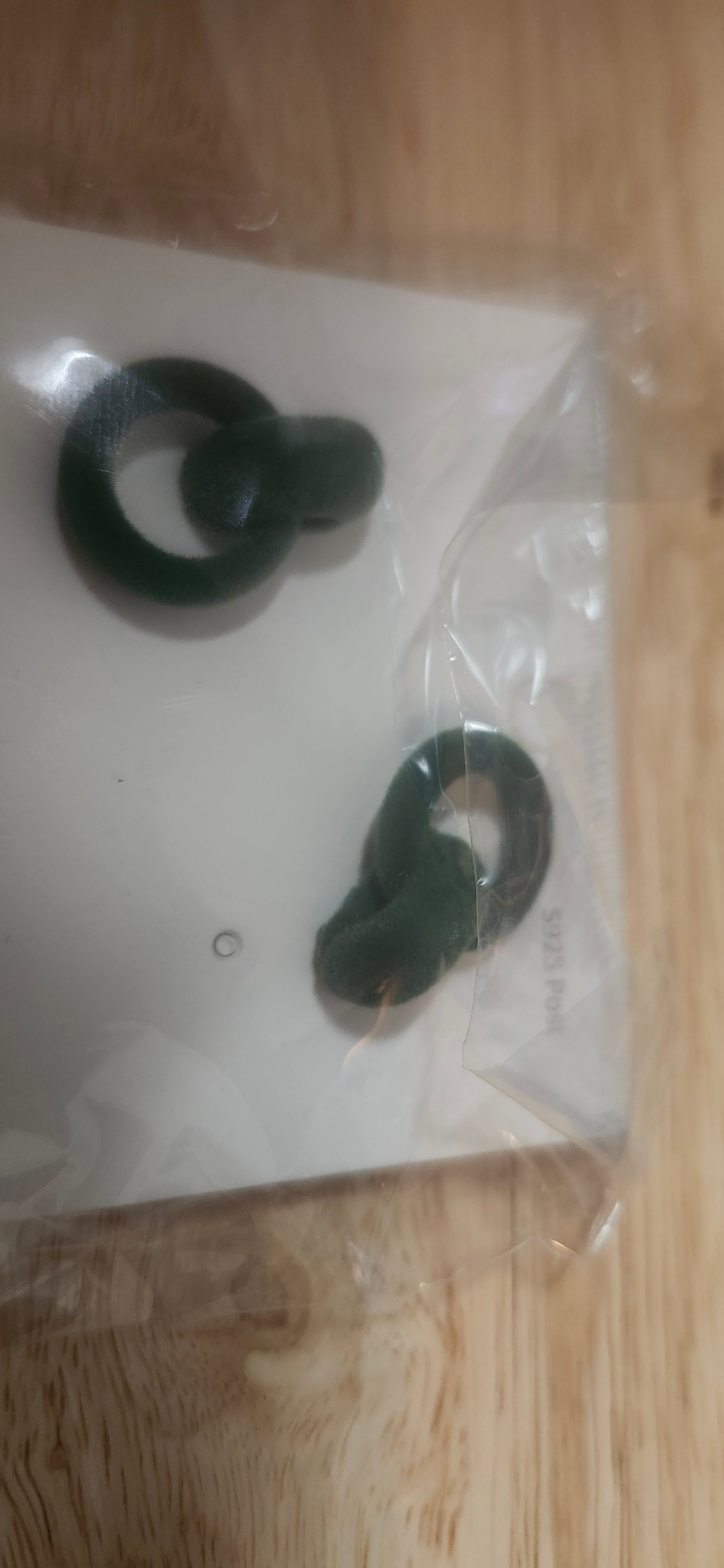 LDYA Green Pastel Double Hoop Earrings