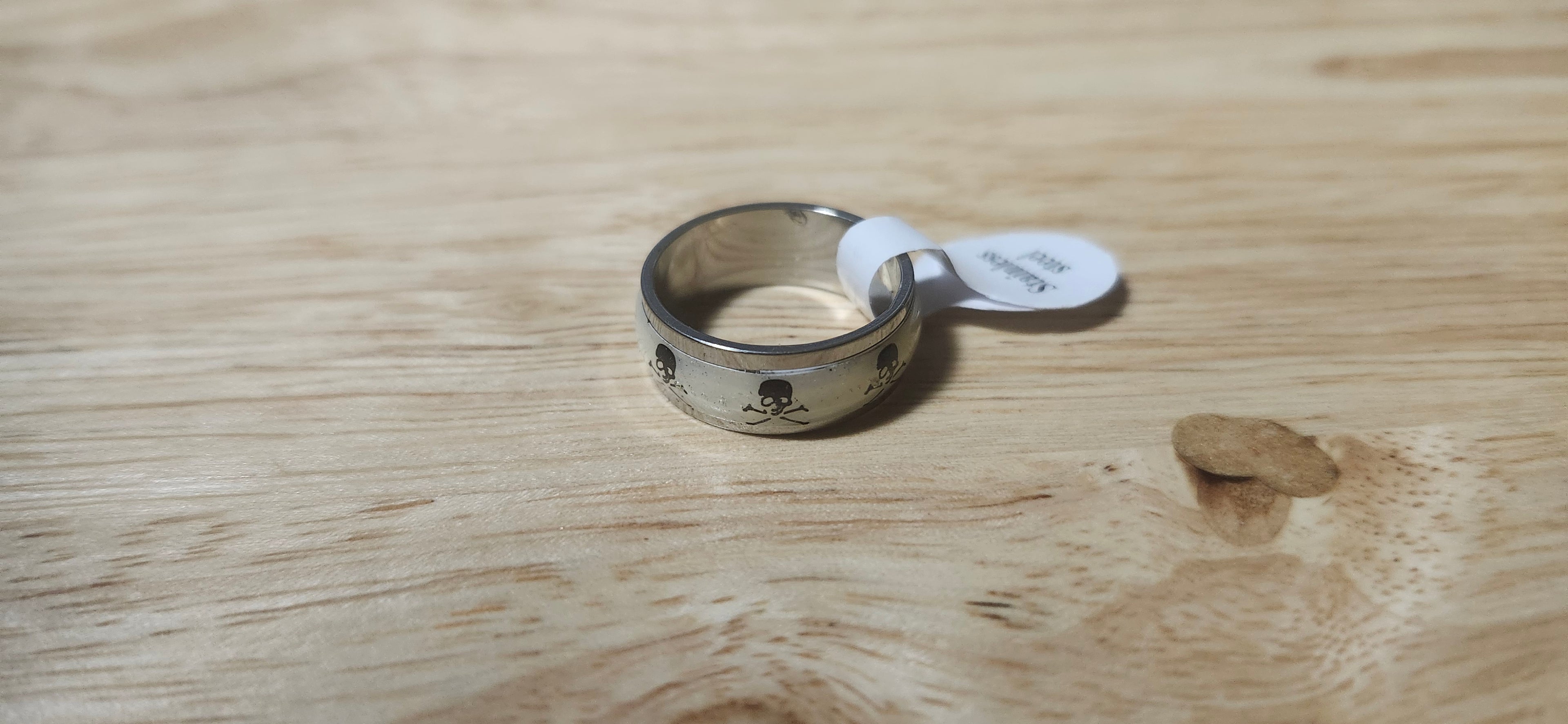Dead Man’s Orbit Stainless Steel Ring Size 17mm