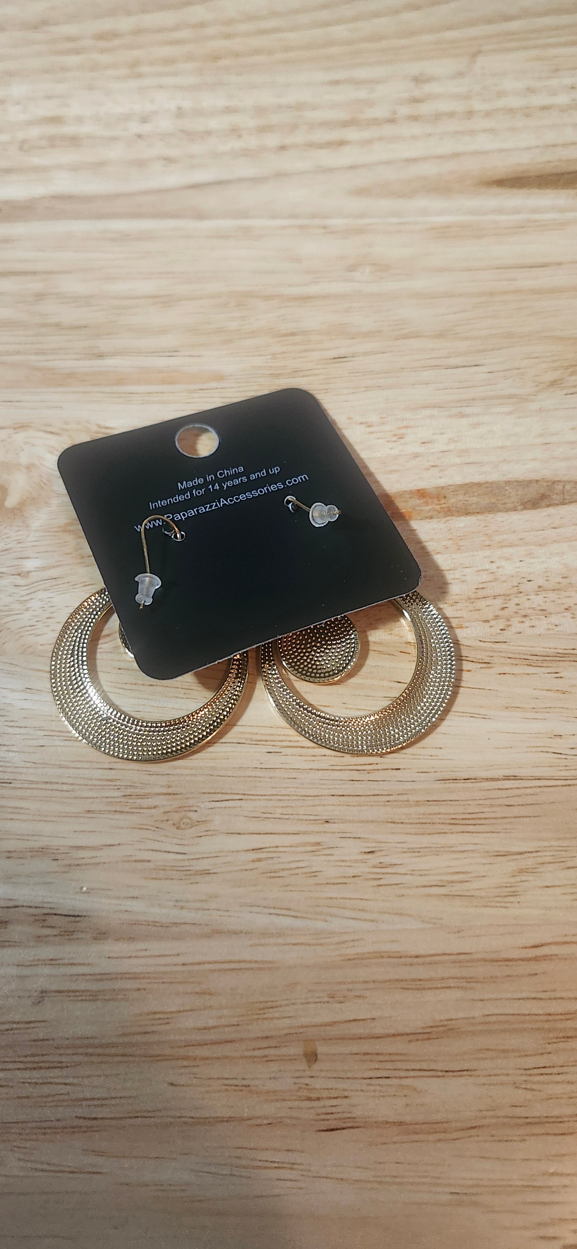 Paparazzi Rounded Radiance Gold Earrings