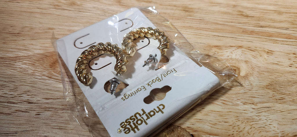 Charlotte Russe Gold Hoop Earrings