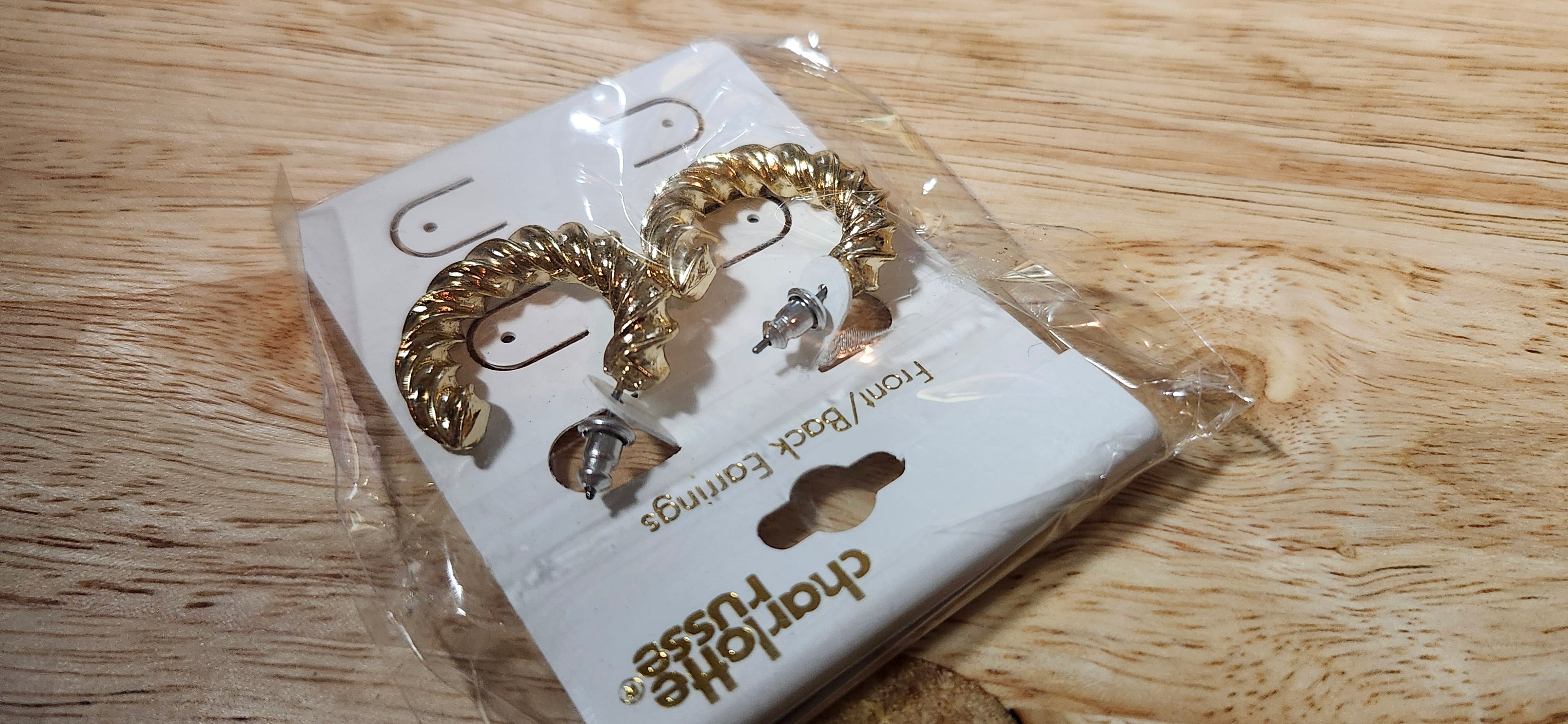 Charlotte Russe Gold Hoop Earrings