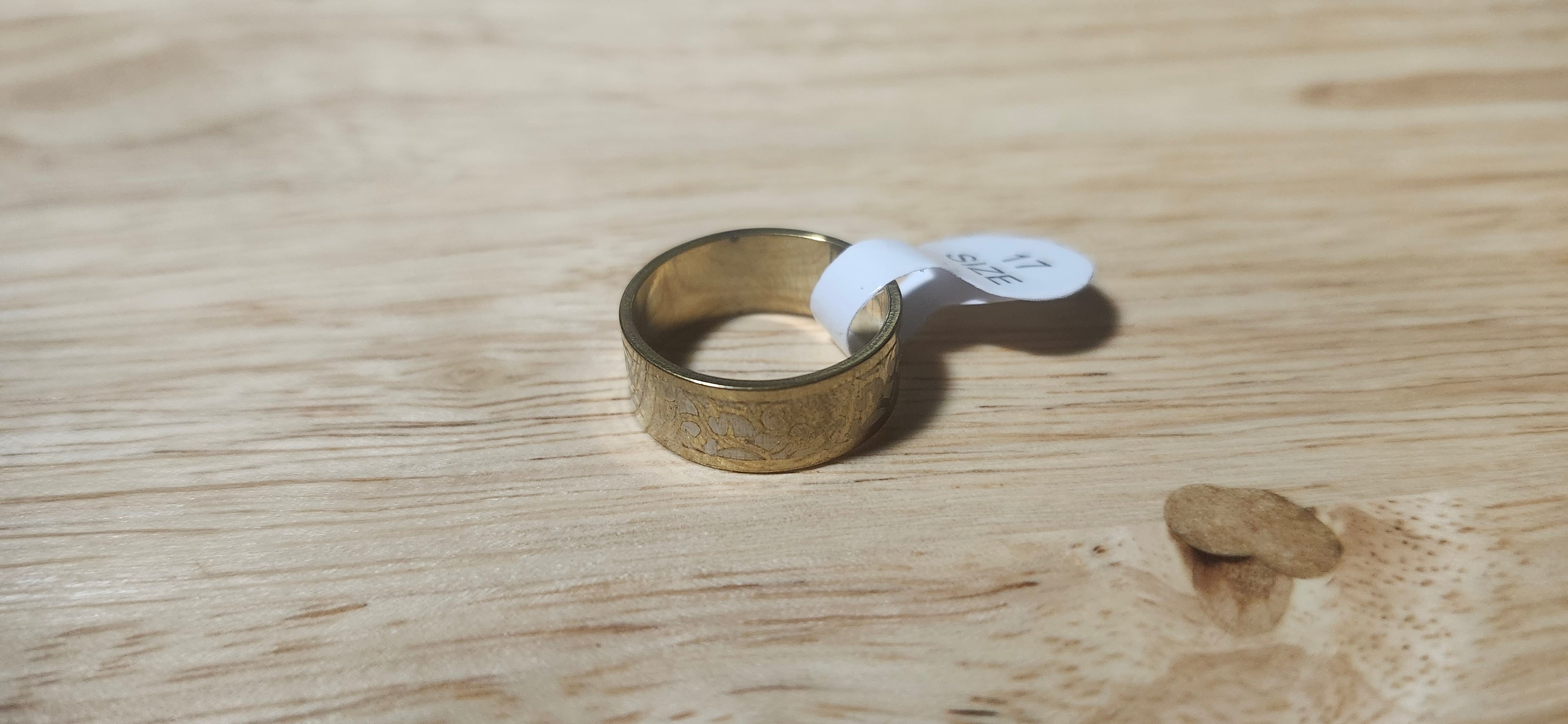 Aurelian Vine Stainless Steel Ring Size 17mm