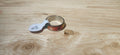 Pan-African Leaf Stainless Steel Ring Size 18mm