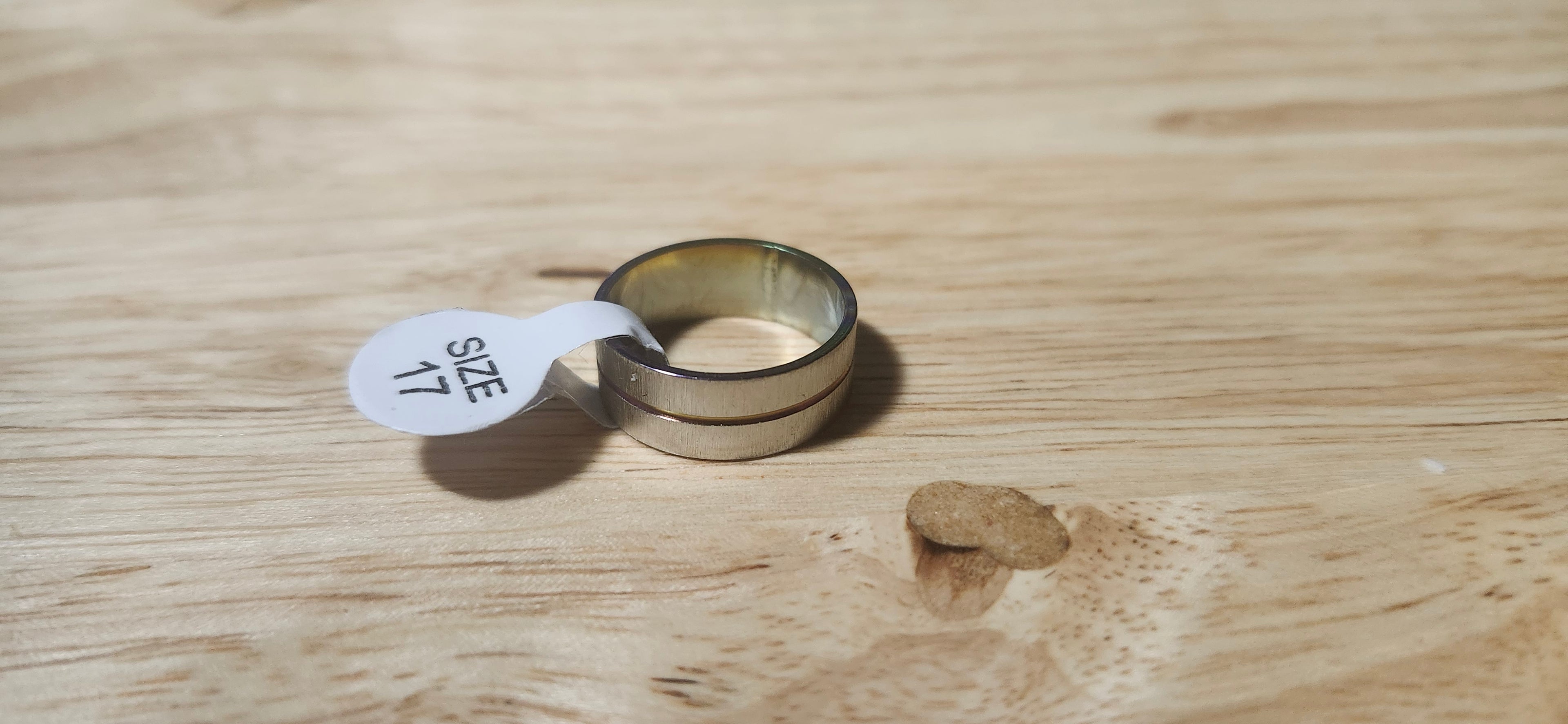 Ironclad Gold Stainless Steel Ring Size 17mm