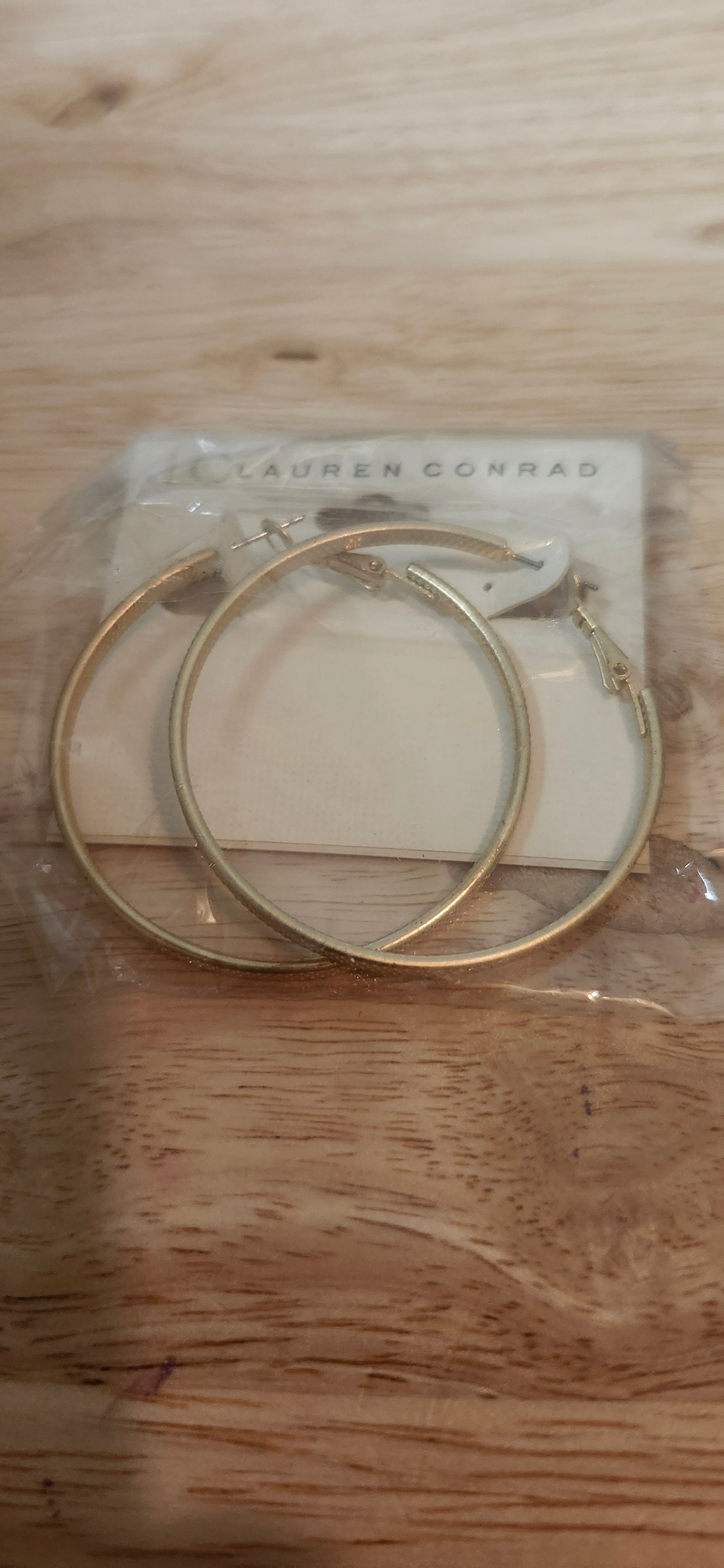 Lauren Conrad Gold Hoop Earrings