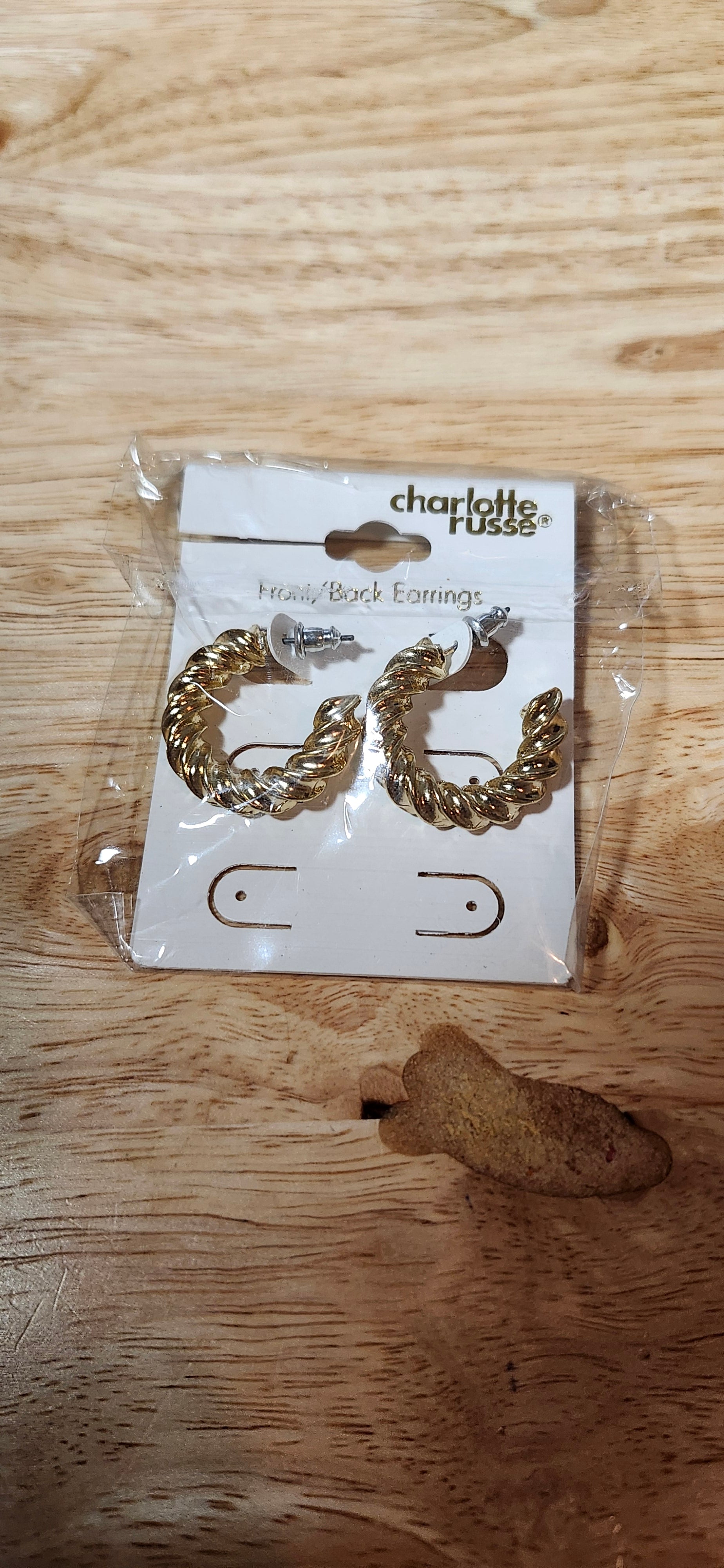 Charlotte Russe Gold Hoop Earrings
