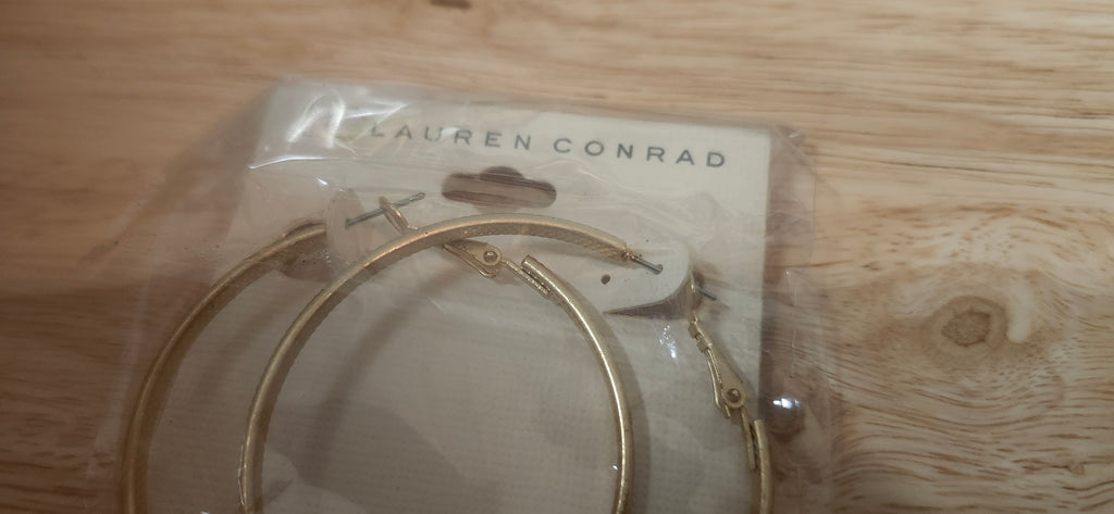 Lauren Conrad Gold Hoop Earrings