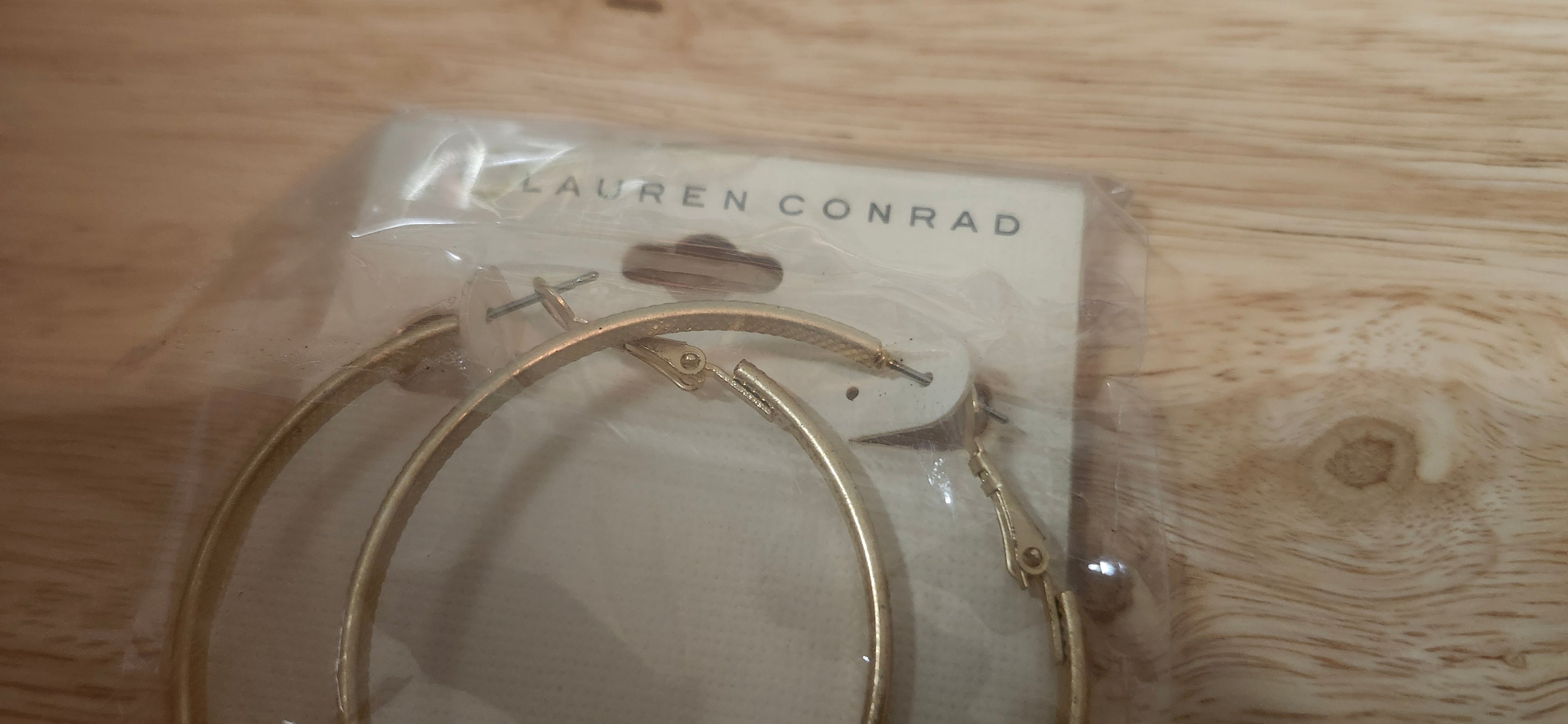Lauren Conrad Gold Hoop Earrings