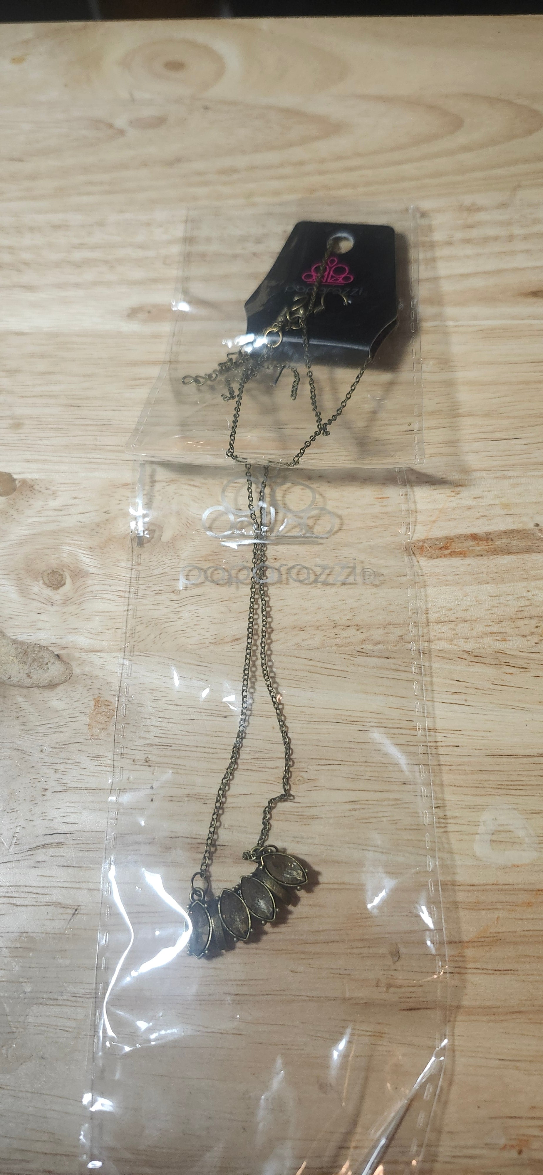 Paparazzi Deco Decadence Necklace-Brass