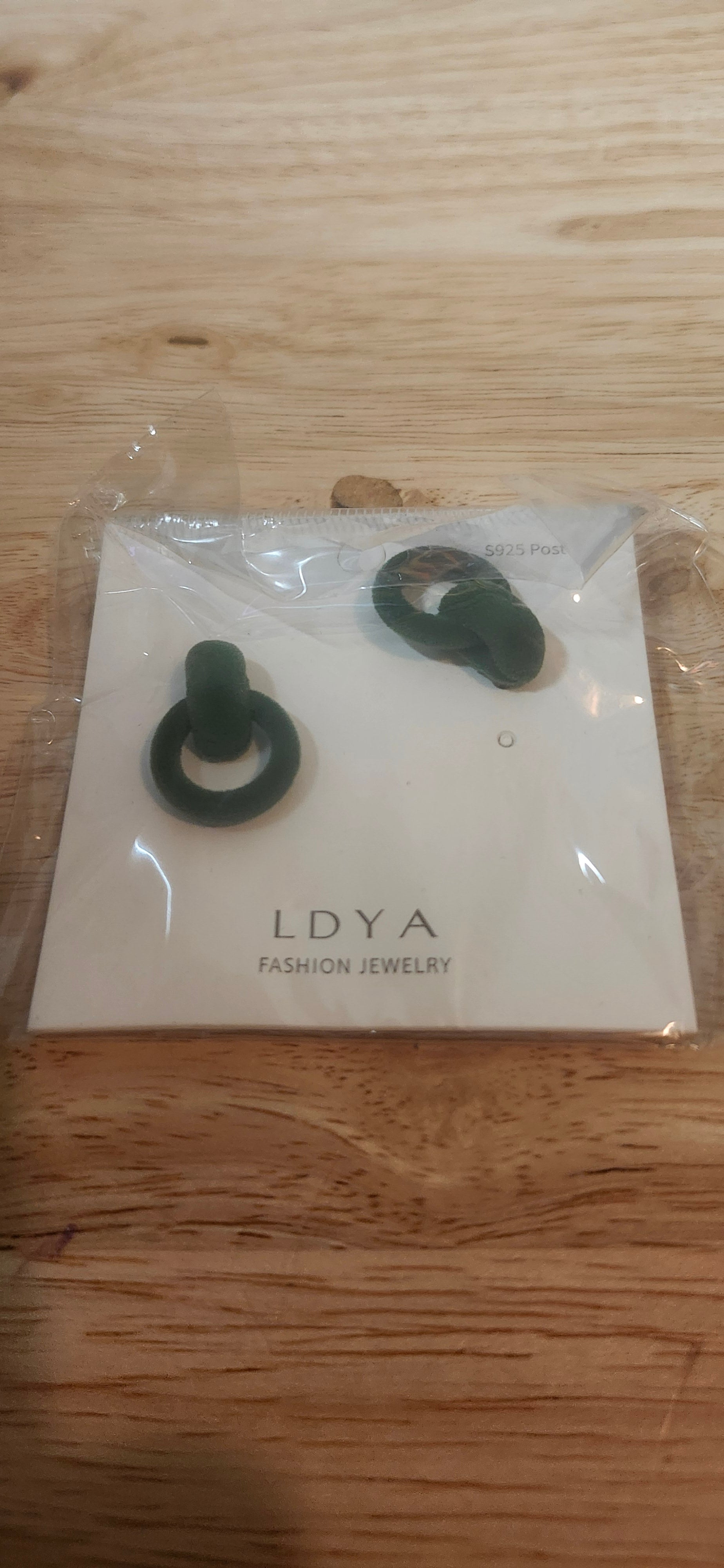 LDYA Green Pastel Double Hoop Earrings